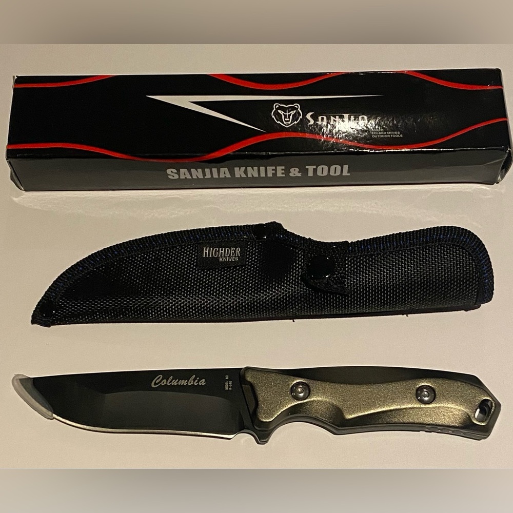 Highder knives k610 Columbia fixed blade with codura sheath